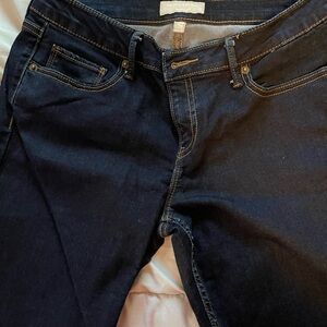 Ladies blue jeans